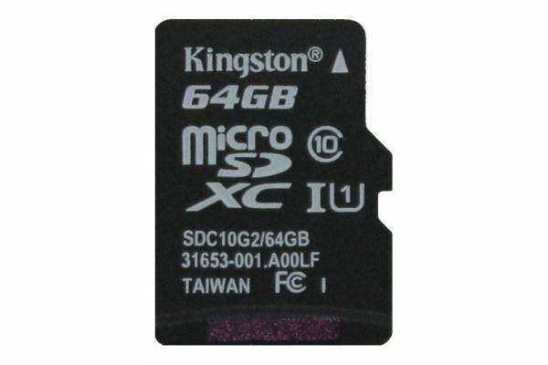 Stockage  Carte Micro SD 64 Go Kingston